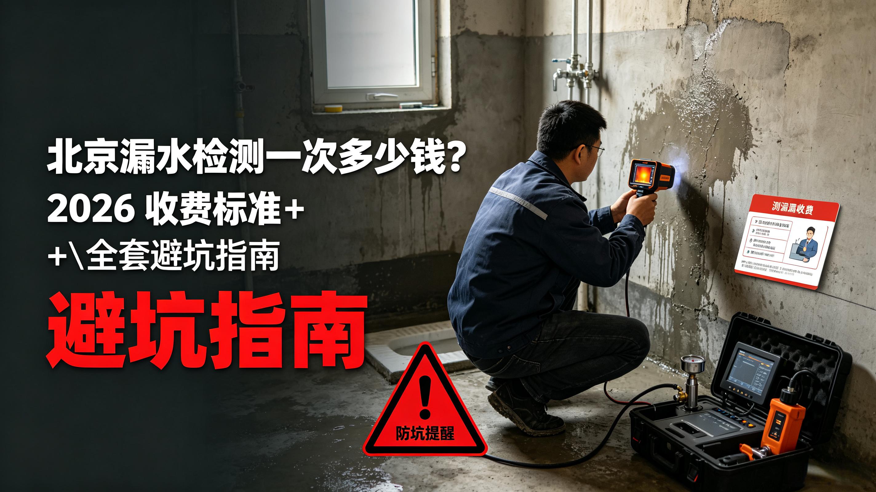 北京漏水检测一次多少钱？2026 收费标准 + 全套避坑指南